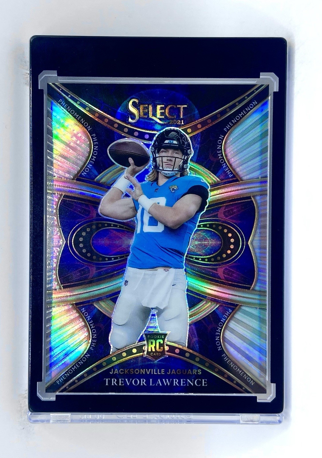 2021 Panini Select Trevor Lawrence Silver Phenomenon SP Rookie Jaguars #PHE-6 RC