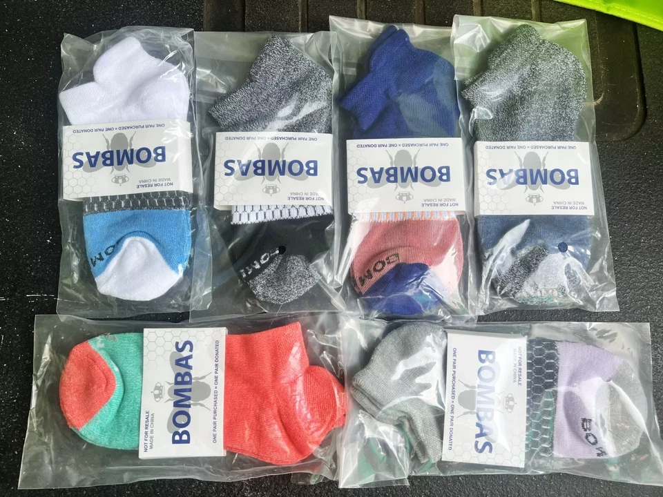 Meias Bombas 6 pares femininas adultas tribloco Marl tornozelo 6 cores selecione tamanho M - Imagem 2 de 4