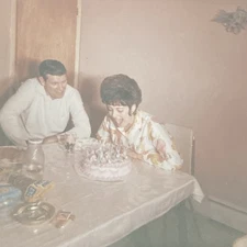1966 Birthday Cake Man Woman Ruffles Potato Chips Rold Gold Pretzels Photo P3q6