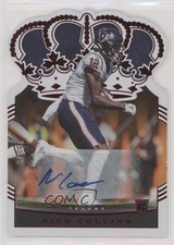 2021 Panini Chronicles Crown Royale Rookie Red 15/75 Nico Collins Auto 9r9