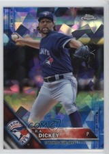 2016 Topps Box Set Chrome Sapphire Edition /250 RA Dickey #493 2f4