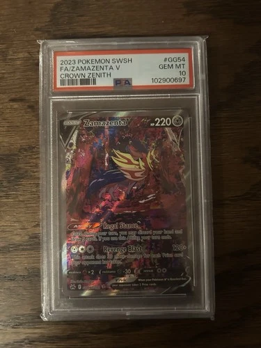 Zamazenta v GG54 Alternative Arts Crown Zenith Mint Condition PSA 10