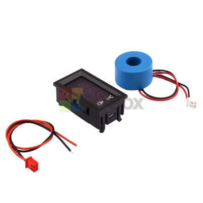 AC60-500V 10A/50A/100A AC Voltage Current Meter with mutual transformer 3-phase