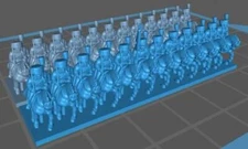 French Guard chasseurs a chevall - 6mm Minis