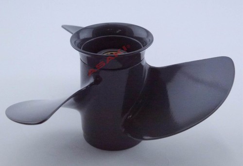 Hélice fueraborda para Honda 25,30 CV ПРОПЕЛЛЕР 58130-ZV7-850ZA 3X9 3/4X9 7/8 - Imagen 2 de 3