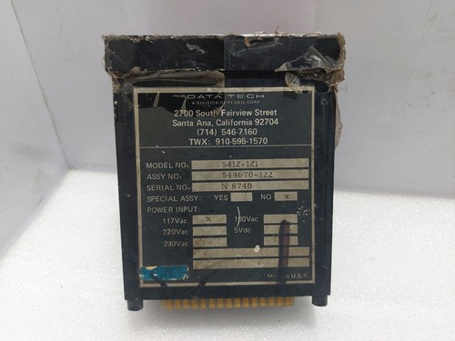 Data Tech 5412-121 Transmission Assy No.549670-122 - Bild 3 von 7