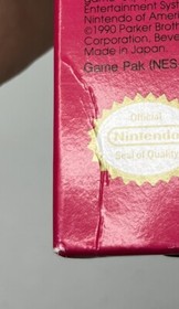 Nintendo NES Heavy Shreddin&rsquo; Original Box + Manual Only *Some Wear* *No Game*