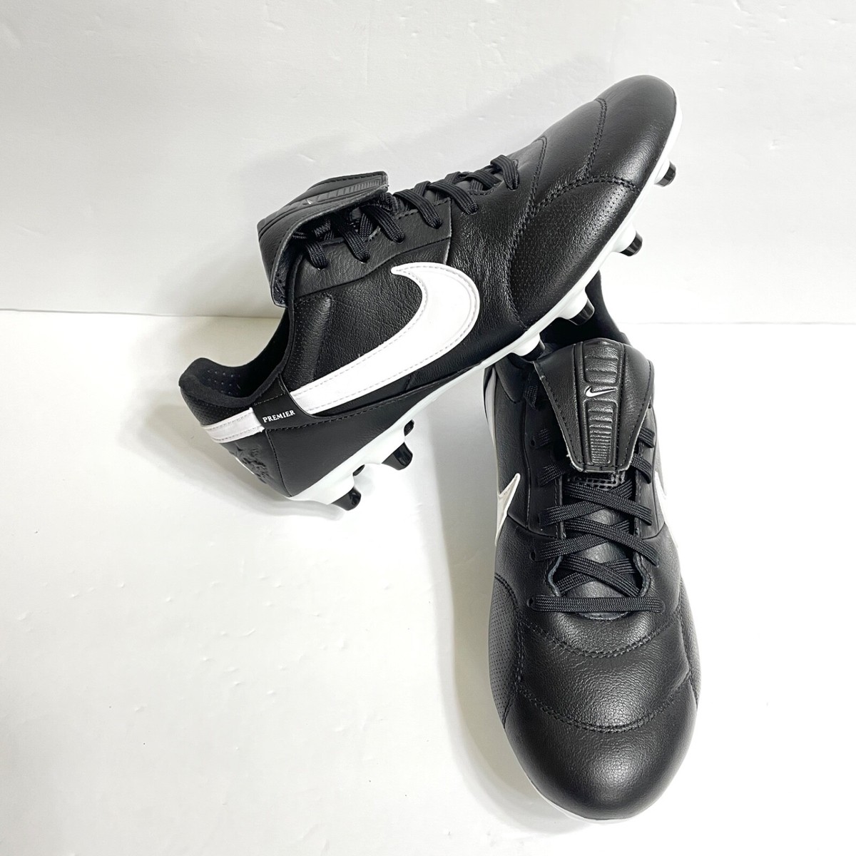 NIKE Premier III 3 FG Soccer Cleats Black White AT5889-010 