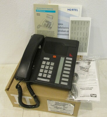 Nortel Meridian M2008 without Display Black Business Office Phone New ...