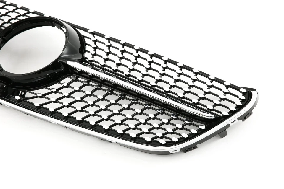 Parrilla de diamante negro brillante Mercedes Benz Clase V W447 2014-2019 - Imagen 4 de 4