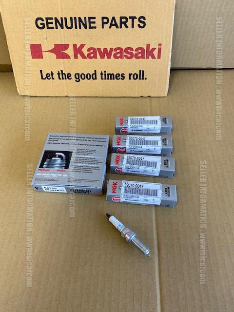 KAWASAKI NINJA ZX-10R 16-2023 PLUG SPARK SET OF X4p SILMAR9B9 NGK