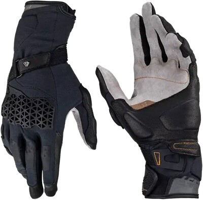 Leatt 7.5 ADV X-Flow Mens MX Offroad Gloves Stealth Black