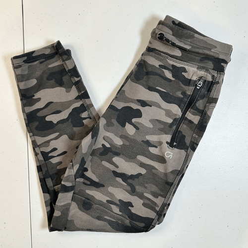 EUC Gap Boys Green/Cream Camo Joggers Sweetpants- Size Large - Size 10 - Picture 2 of 8