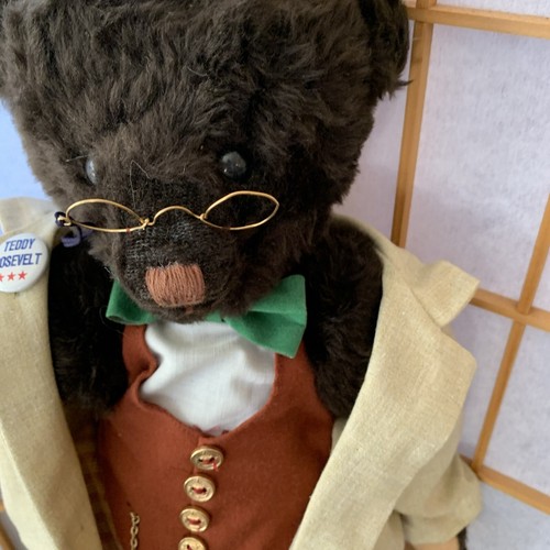 Vintage Teddy B And Teddy G Limited Edition Bear (Teddy Roosevelt ) 1984 #418B - Picture 9 of 20