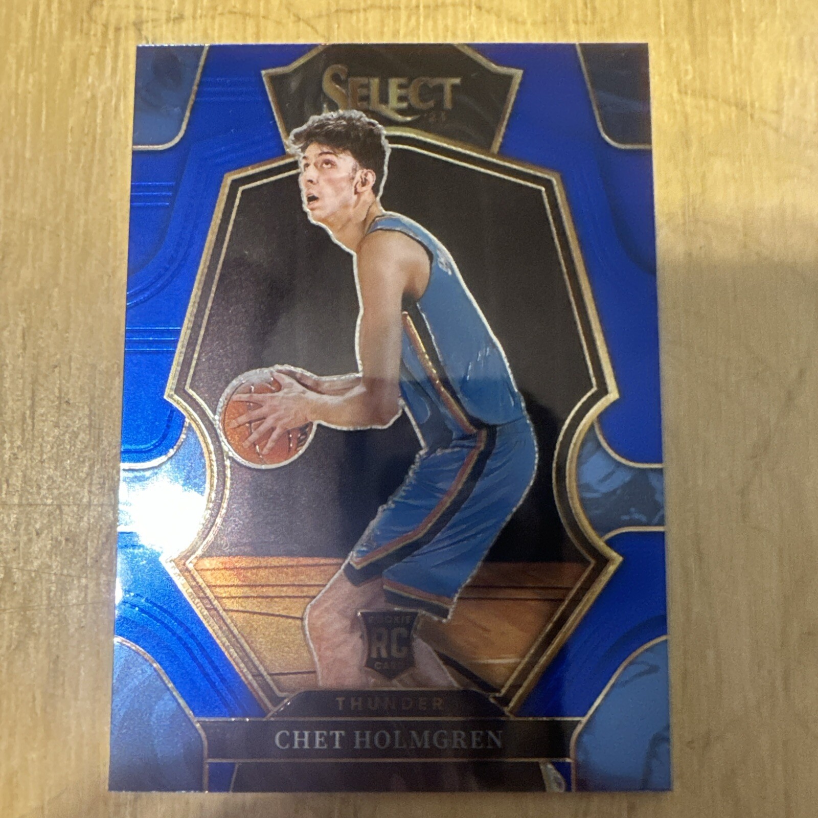 2022-23 Panini Select - Premier Level Blue Prizm #196 Chet Holmgren (RC)