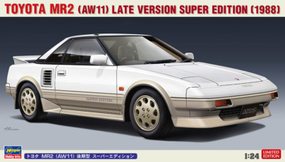 トヨタ MR2 AW11 プラモデル 1/24 Toyota MR2 (AW11) Late Model Super Edition (1989) Plastic Model