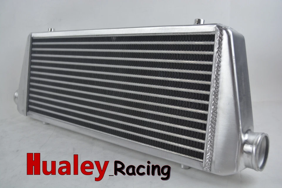 ALUMINIO FMIC UNIVERSAL TURBO INTERCOOLER 2.2" ENTRADA/SALIDA tubo 28"x10.3"x2.7" Foto 3 de 4