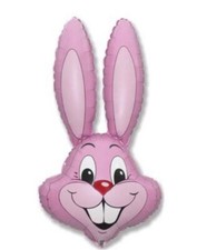 35"Pink Bunny Foil Balloon