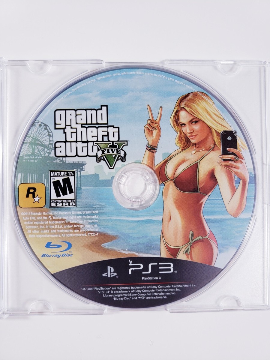 Grand Theft Auto V 5 (Sony PlayStation 3, 2013) PS3 GTA5