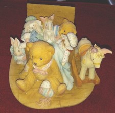 1993 Cherished Teddies Wind Up Music Box plays My favorite Things.