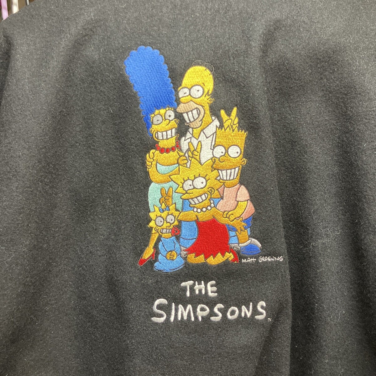 トップス 90s the Simpsons men in black movie XL 1997 The Simpsons Men In Black Parody t shirt – HeresWear