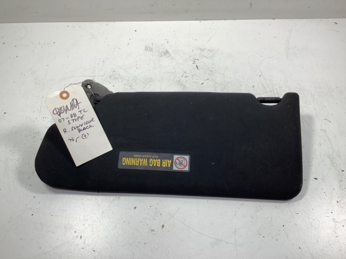 07-08 Acura TL S Type Right Sun Visor Black 83230-SEP-A02ZE OEM | eBay
