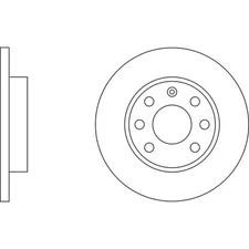 Apec Blue Brake Disc - Front SDK6085 - Fits selected Vauxhall and Opel vehicles