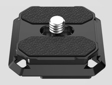 2 Pcs Quick Release Plate with Four Side Arca Type Slots  1/4" Screw