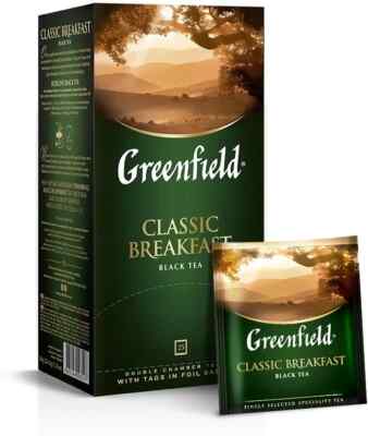 Greenfield Classic Breakfast Black Tea 25 Tea Bags