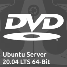 Ubuntu Linux 20.04 Server 64-Bit LTS Ver BOOTABLE Install DVD USA SELLER