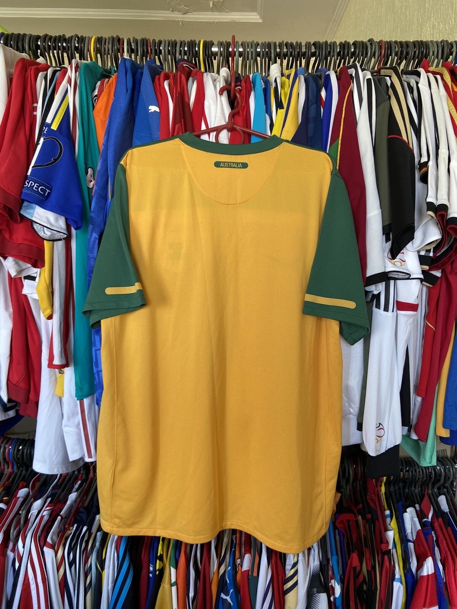 AUSTRALIA 2010 2011 HOME FOOTBALL SHIRT SOCCER JERSEY NIKE 377359