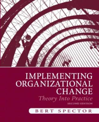 Implementing Organizational Change - by Spector