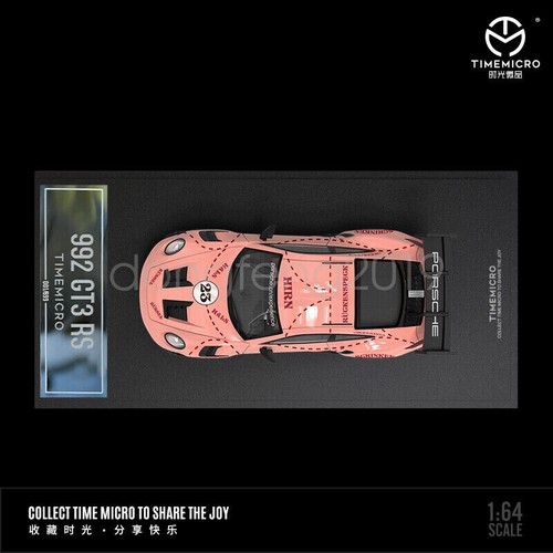 TIME MICRO 1:64 scale 992 GT3 RS Pink pig/Martini Diecast Model Car Collection - Picture 4 of 13