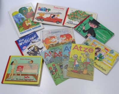 DDR-Kinderbücher u.a. Fix & Trix, Atze, Pitt und Paulchen, Tatü tata