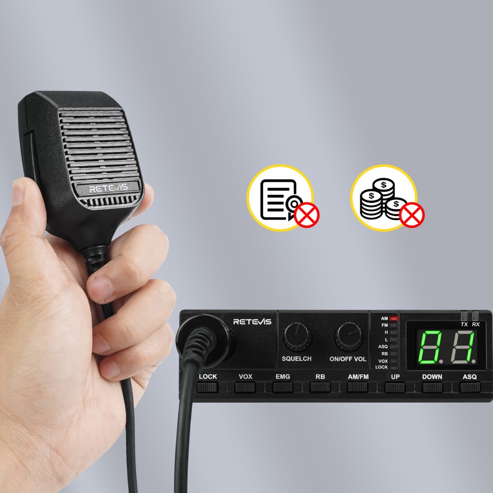 MB2 AM/FM CB Radio 40 Channel Mobile Car Channel 9/19 For Newbie in the ...