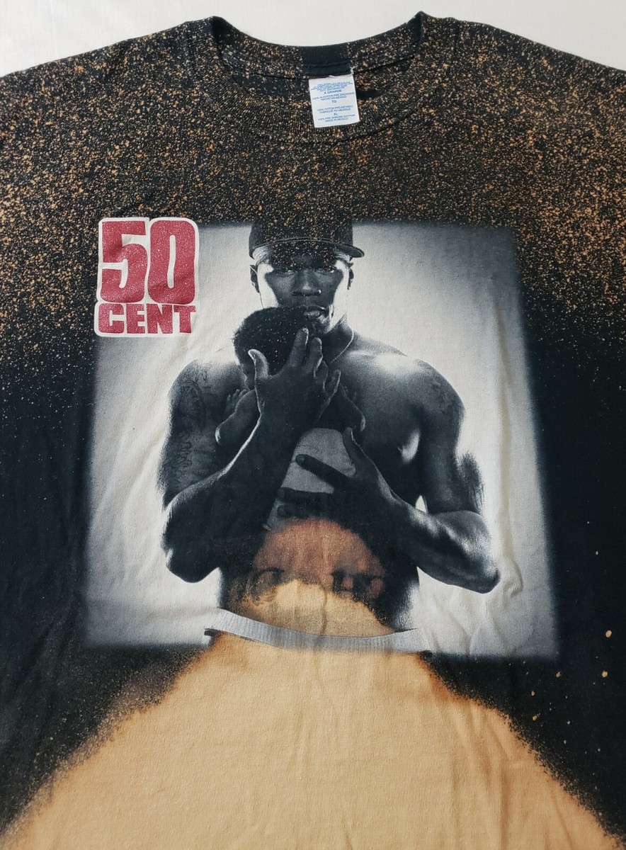Vintage 50 Cent Get Rich Or Die Tryin Movie Promo T-Shirt Sz XL 