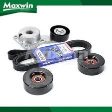 Serpentine Accessory Belt Drive Component Kit Fit Ford Expedition Explorer F-150