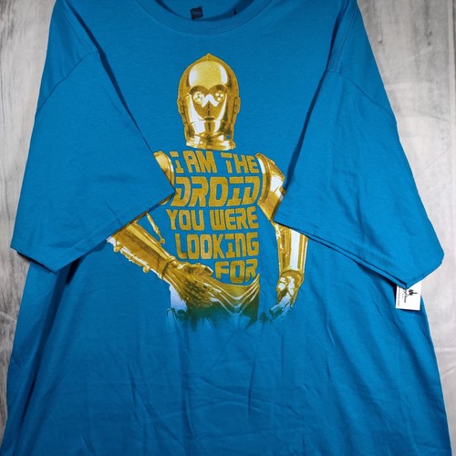 NWT Disney Star Wars I am the Droid You were Looking For C3PO T-shirt Adult 2XL - Picture 4 of 6
