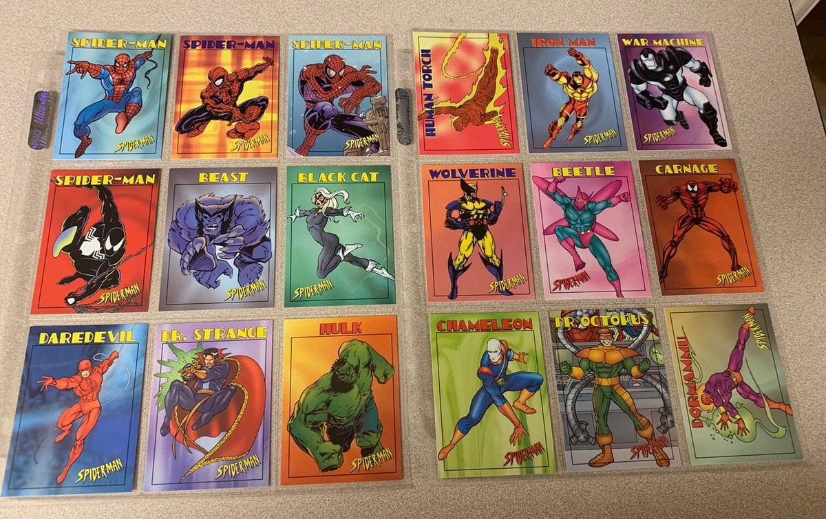 1997 Fleer Skybox スパイダーマン marvel BOX 1997 FLEER SKYBOX SPIDER-MAN .99 BASE 50 CARD SET VENOM '97