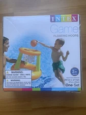 Pool Basketball Hoop Inflatable Floating Toy Game Swimming For Kids Family Adult