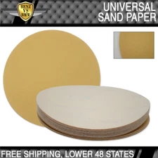 x10 Pc Dry Auto Sanding Paper Sheets Repair Sand Disc 240 Grit 5Inch PSA