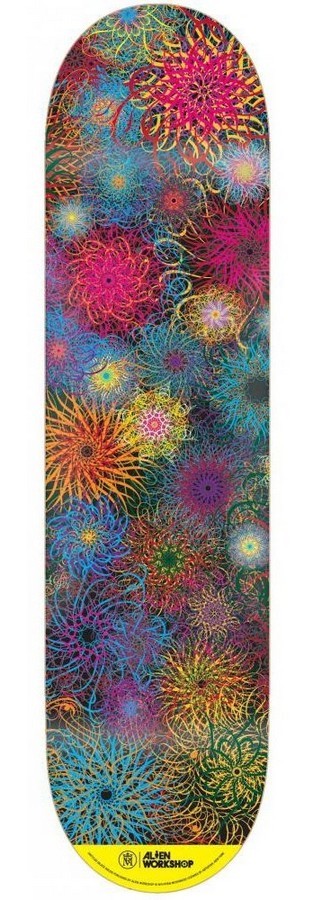 RYAN McGINNESS x AWS 'Black Holes' 2014 RARE Skateboard Deck Skate
