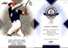 JASON TORRES 2021 LEAF PERFECT GAME 