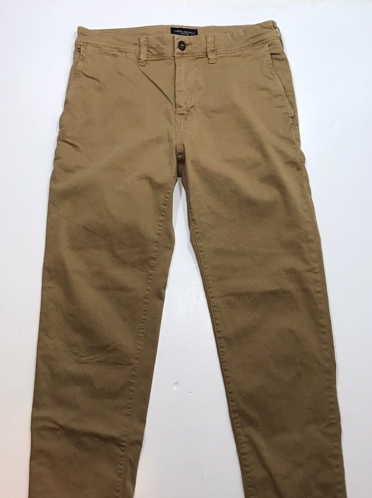 Mens American Eagle Slim Straight Khaki Chino Pants, 30x32 | eBay