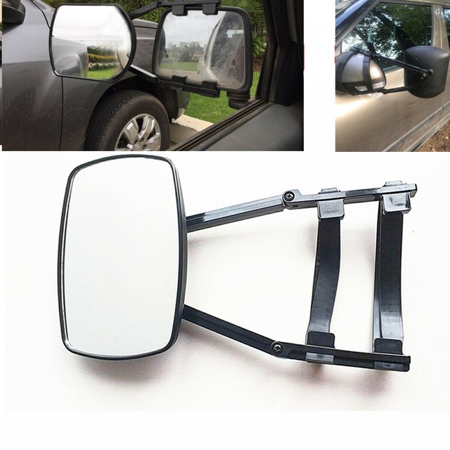 ClipOn Truck SUV RV Trailer Towing Side Mirror Extender Extension Adjustable eBay