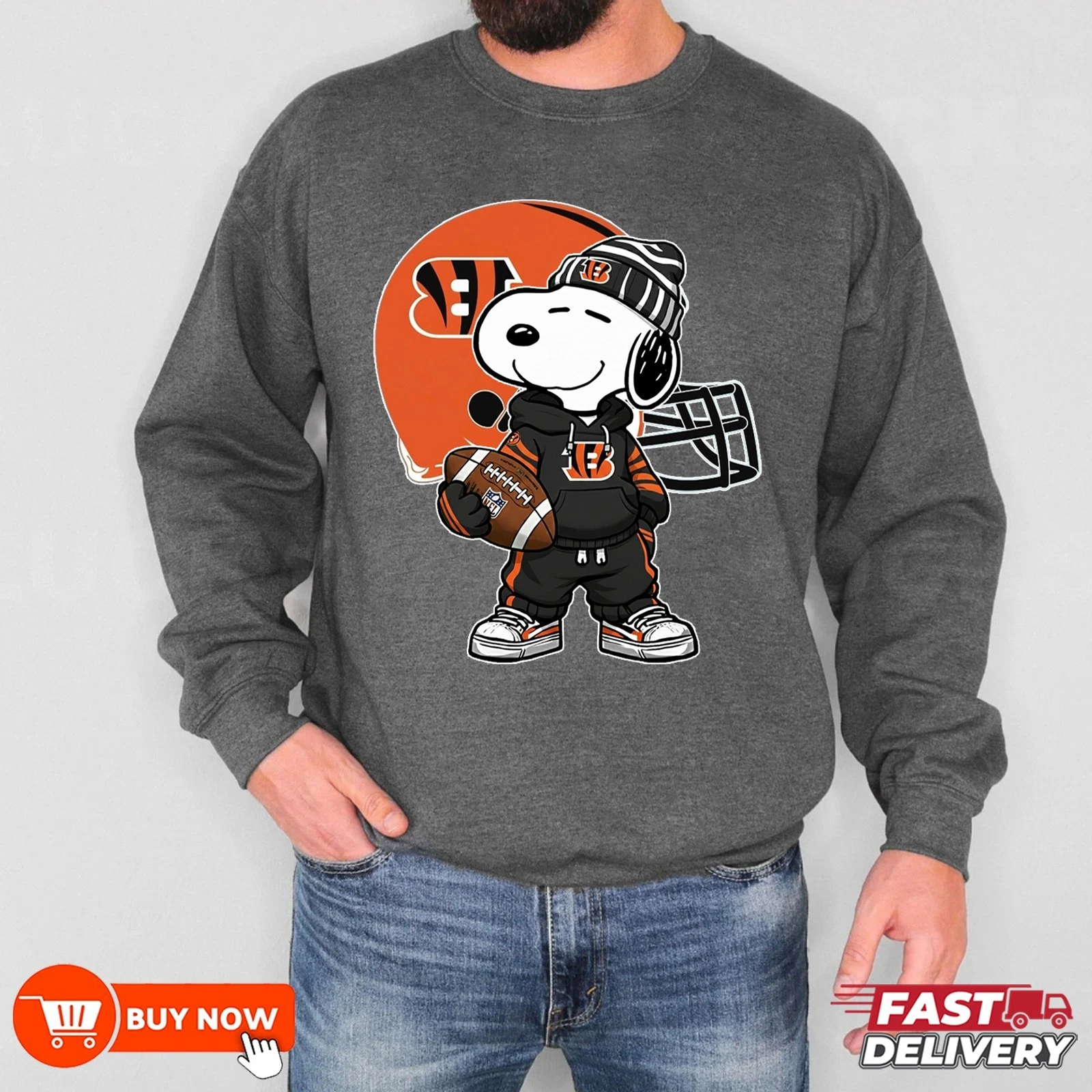 Cincinnati Bengals Football Sweatshirt