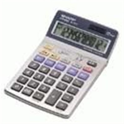 Sharp EL-337C DESK CALCULATOR GT-FCT - Bürokleinmateria # EL337C