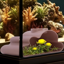 Reptile Hide Cave for Snakes  Geckos   Corner Underground Viewing Hideout with