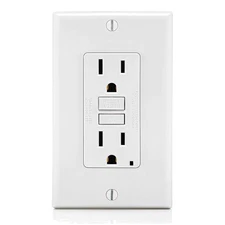 Non Tamper-Resistant GFCI Outlet, 15 Amp with LED Indicator - Home Safety First