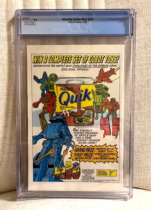 アメコミリーフ Amazing Spider-Man #272 CGC 9.4 Amazing Spider-Man #272, CGC 9.4, White Pages | eBay